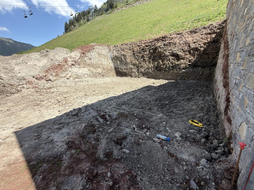 Mur de soutènement : avant