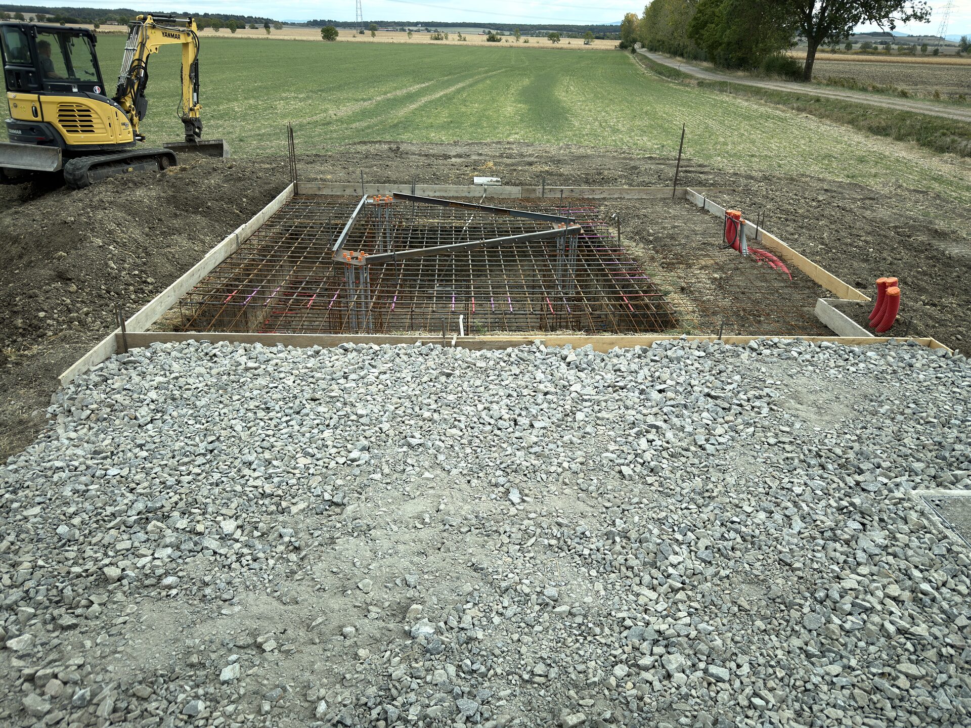 Ferraillage d’un massif béton